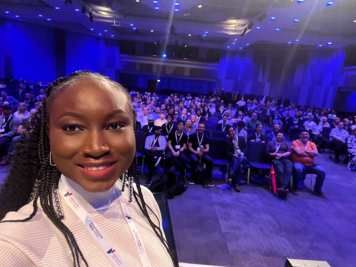 esther at birmingham tech week